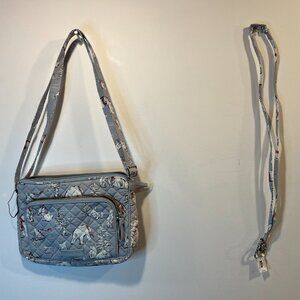 Vera Bradley Beary Merry Quilted Purse w/ matching NWT Iconic Breakaway Lanyard